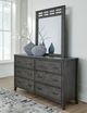 Signature Design by Ashley® Montillan Grayish Brown Bedroom Mirror-2