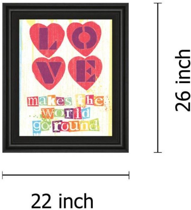 Classy Living Tom Frazier Must Be Love I Wall Art-2