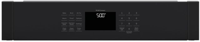 GE® 27" Black Single Electric Wall Oven-4