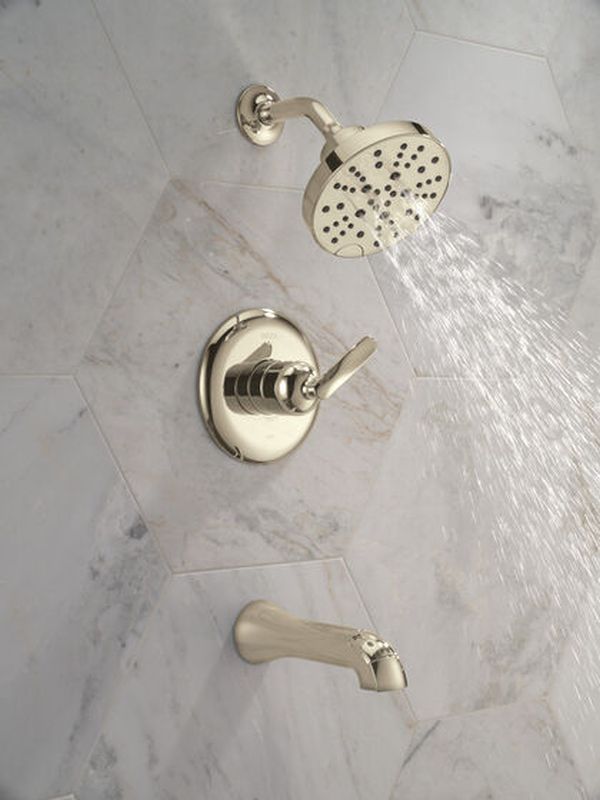 Delta Bonacci™ 14 Series Lumicoat® Polished Nickel Tub & Shower Trim -2