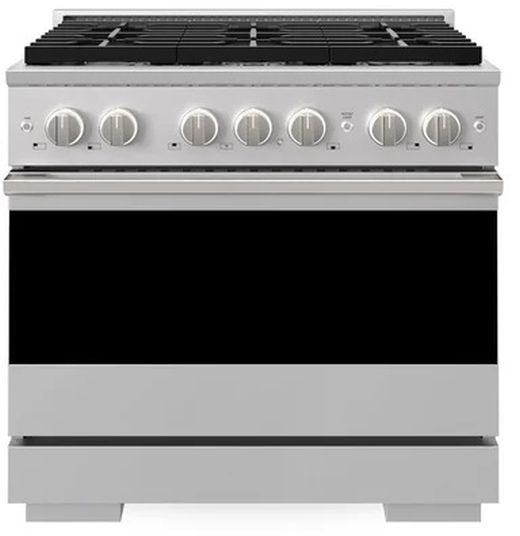 ZLINE Marino 36" Stainless Steel Pro Style Dual Fuel Range with 6 Burner Gas Cooktop-0