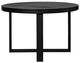 Moe's Home Collection Jedrik Black Concrete Round Outdoor Dining Table-1