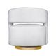 A & B Home Cream Swivel Barrel Chair-3