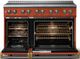 Viking® 5 Series 48" Spiced Cider Pro Style Induction Range with Brushed Brass Trim-1