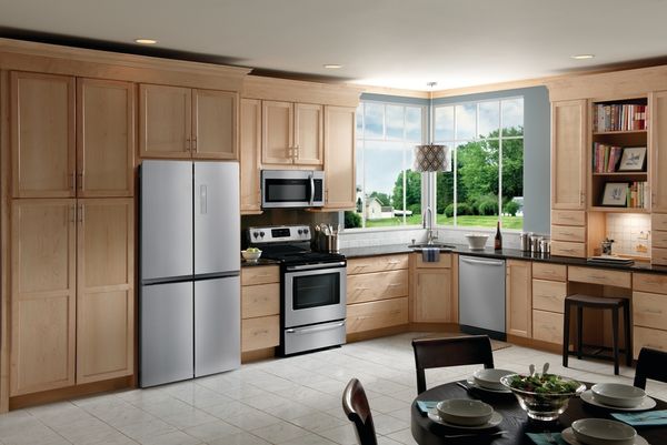 Frigidaire® 33 in. 17.4 Cu. Ft. Brushed Steel Counter-Depth French Door Refrigerator