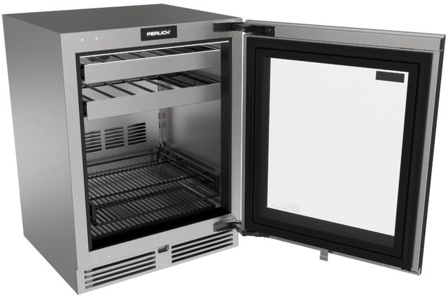 Perlick® G5 ADA 24" 4.5 Cu. Ft. Panel Ready Glass Door Built-In Beverage Center-1
