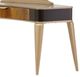 Michael Amini® Malibu Crest Burnished Gold Vanity Desk with Mirror-2