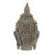 A & B Home 2-Piece Nickel Buddha Head Sculpture Set-3