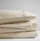 Olliix by Clean Spaces Allergen Barrier Khaki King 300 Thread Count Cotton Sheet Set-2