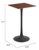 Zuo® Modern Valleta Brown Bar Table-4