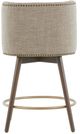 Olliix by Madison Park Grey Mateo Swivel Counter Stool-4