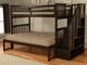 Kodiak Furniture Kelcie Dark Chocolate Twin/Full Bunk Bed -1