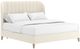 A.R.T. Furniture® Dante Custard Queen Wide Channel Upholstered Panel Bed -0