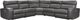 Signature Design by Ashley® Samperstone 5-Piece Gray L-Shape Power Reclining Sectional-0