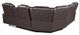 Homelegance® Caelan Dark Brown 3-Piece Sectional Sofa Set-4