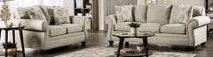 Furniture of America® Amaya 2-Piece Cream  Living Room Seating Set