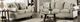 Furniture of America® Amaya 2-Piece Cream  Living Room Seating Set-0