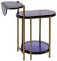 StyleCraft Saphire Blue Nesting Table-0