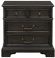 Pulaski™ Hickory Creek Brown Velvet 3-Drawer Nightstand-1