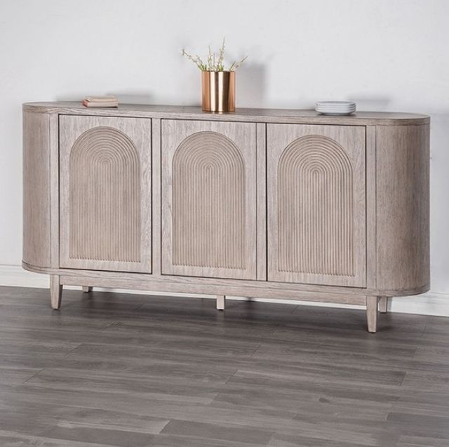 Furniture of America® Sterling West White Oak Server-0