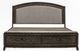 Liberty Furniture Avalon 4-Piece Coffee Bean Queen Upholstered Bedroom Set -2