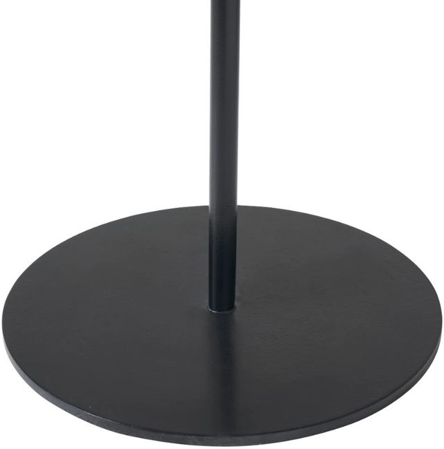 Renwil® Argos Walnut Side Table with Matte Black Base-3