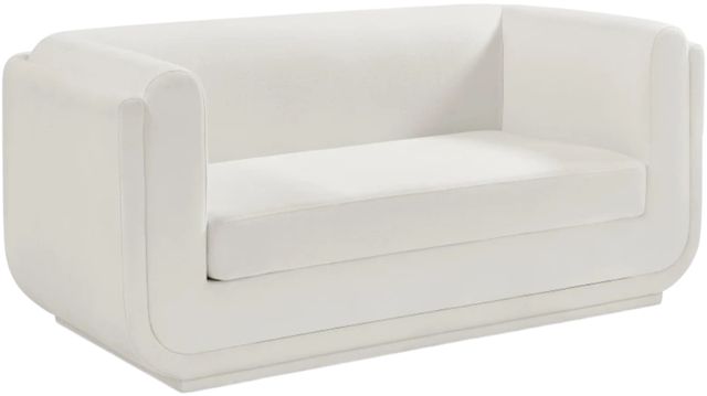 Meridian Furniture Kimora Cream Loveseat-0