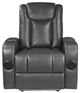 Homelegance® Turbo Gray Power Recliner-3