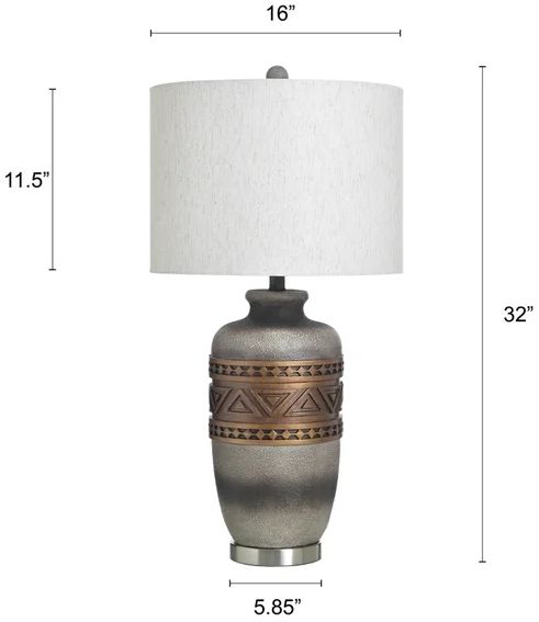 Stylecraft Kachina Gold Table Lamp-2