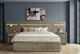 Riverside Furniture Pasadena Casual Taupe Queen Panel Bed with Pier-2