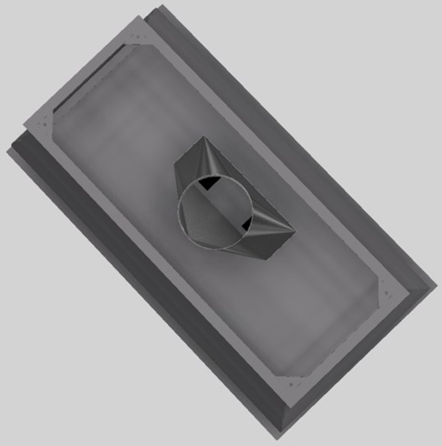Vent-A-Hood® Designer Series 54" Biscuit Island Range Hood-1