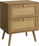 Monarch Specialties Inc. Walnut End Table -0