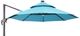 Furniture of America® Nuti Teal Aluminum/Fabric Outdoor Patio Umbrella-1