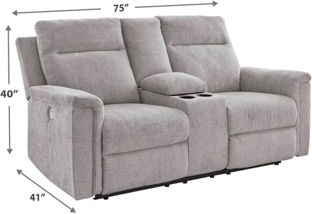 Signature Design by Ashley® Barnsana Ash Power Reclining Loveseat-2