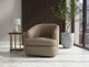 International Furniture Direct Tumbi Brown Swivel Accent Chair-2