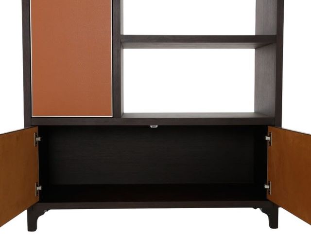 Michael Amini® 21 Cosmopolitan™ Diablo Orange/Umber Left-Door Bookcase-3
