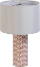 TOV Furniture Lassy Pink Ribbon Capiz Shell Table Lamp-4