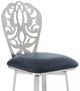 Armen Living Cherie Gray 26" Counter Stool-3