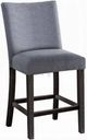 ACME Furniture Yelena 2-Piece Gray/Weathered Espresso Counter Height Chair Set-0