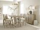 American Drew® Vista Clayton White Oak Wood Counter Height Trestle Table-1