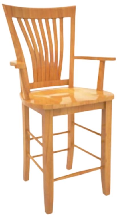 Mavin Customizable Brinkley Arm Bar Stool-0