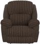 American Wholesale Furniture Shaggy Chocolate Manual Rocker Recliner-1