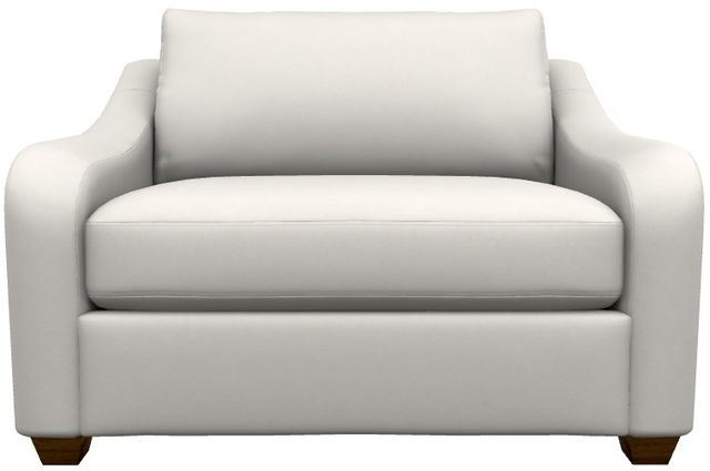 La-Z-Boy® Charlie Ivory Leather Chair and a Half-1