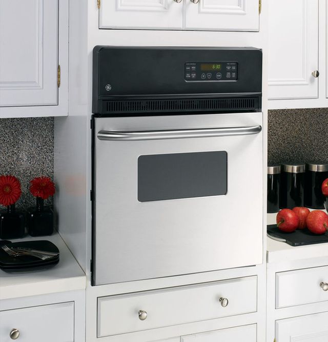 GE® 24" Stainless Steel Built In Single Electric Wall Oven-3
