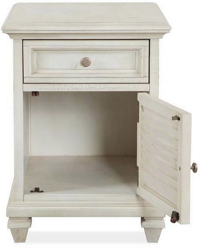 Magnussen Home® Newport Alabaster Chairside End Table-2