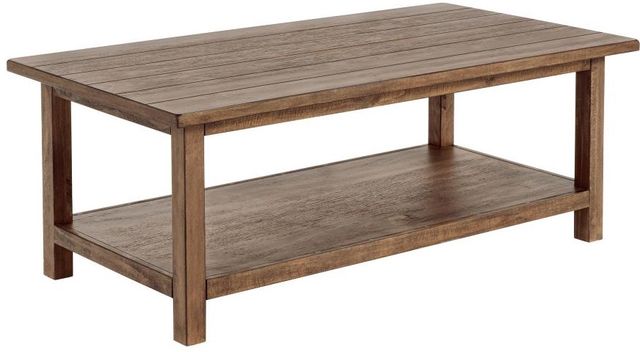 Coaster® Payne 3-Piece Distressed Brown Occasional Table Set-4