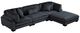 Homelegance® Traverse 4-Piece Black Modular Sectional with Ottoman-0