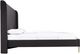 Mazin Furniture Estelle Dark Gray King Upholstered Platform Bed-2