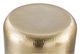 Zuo® Cannon Gold Side Table with Glass Base-2