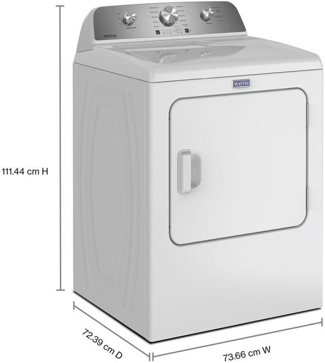 Maytag® White Top Load Washer & Electric Dryer Laundry Pair-4